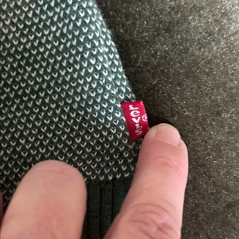 Levi's Two-Tone Green Polo Shirt